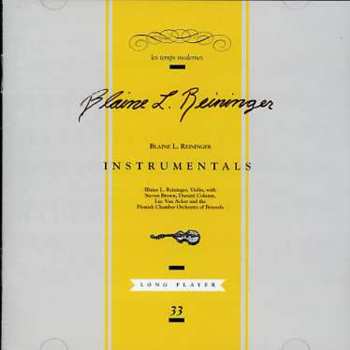 Album Blaine L. Reininger: Instrumentals 1982-86
