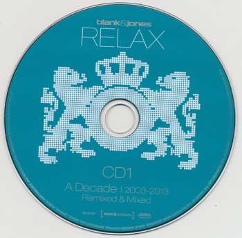2CD Blank & Jones: Relax (A Decade | 2003-2013) (Remixed & Mixed)