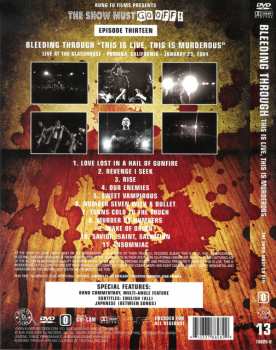 DVD Bleeding Through: This Is Live, This Is Murderous - Live At The Glasshouse