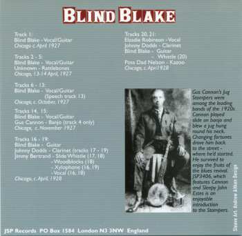5CD/Dobozkészlet Blind Blake: All The Published Sides