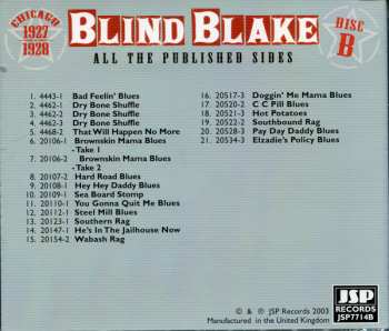 5CD/Dobozkészlet Blind Blake: All The Published Sides