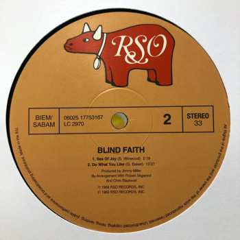 LP Blind Faith: Blind Faith