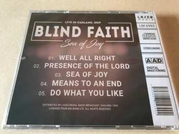CD Blind Faith: Sea Of Joy / Radio Broadcast 1969