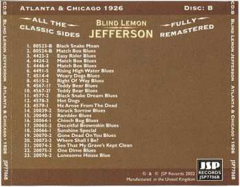 4CD/Dobozkészlet Blind Lemon Jefferson: The Complete 94 Classic Sides Remastered