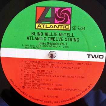LP Blind Willie McTell: Atlanta Twelve String