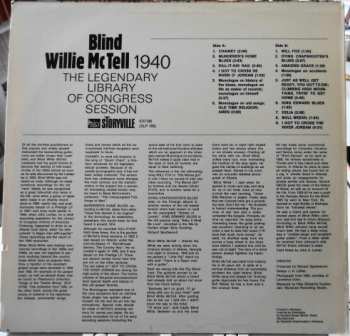 LP Blind Willie McTell: Blind Willie McTell 1940: The Legendary Library Of Congress Session