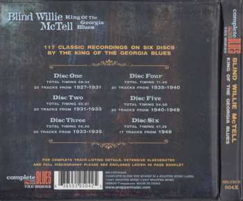 6CD/Dobozkészlet Blind Willie McTell: King Of The Georgia Blues