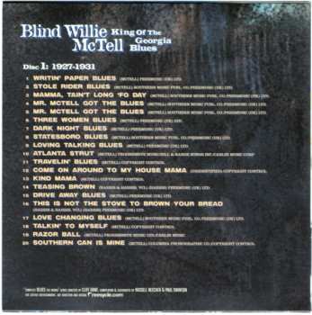 6CD/Dobozkészlet Blind Willie McTell: King Of The Georgia Blues
