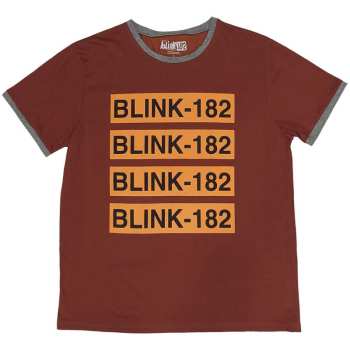 Merch Blink-182: Ringer Póló Logo Blink-182 Repeat