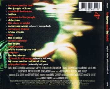 CD Nick Cave: To Have And To Hold (Original Motion Picture Soundtrack)