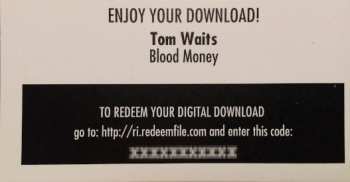 LP Tom Waits: Blood Money