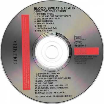 CD Blood, Sweat And Tears: Definitive Collection