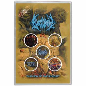 Merch Bloodbath: Kitűző készlet Survival Of The Sickest