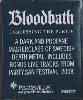 CD Bloodbath: Unblessing The Purity