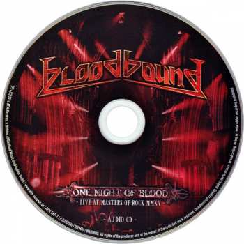 CD/DVD Bloodbound: One Night Of Blood - Live At Masters Of Rock MMXV