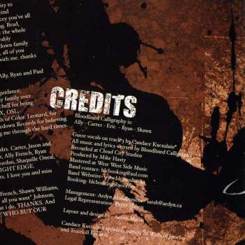 CD Bloodlined Calligraphy: They Want You Silent