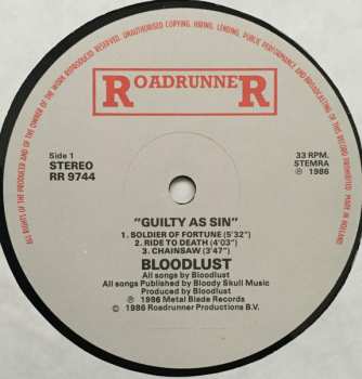 LP Bloodlust: Guilty As Sin