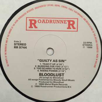 LP Bloodlust: Guilty As Sin