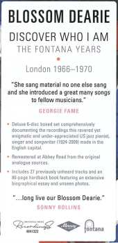 6CD/Dobozkészlet Blossom Dearie: Discover Who I Am: The Fontana Years, London 1966–1970