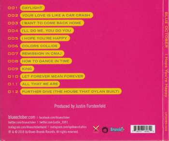 CD Blue October: I Hope You're Happy