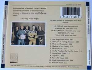 CD Tony Rice: The Bluegrass Album