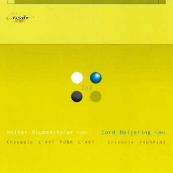Album Blumenthaler / Meijering / Ens L'art Pour L'art: Glasnacht