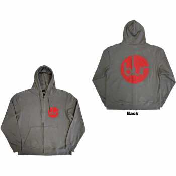 Merch Blur: Blur Unisex Zipped Hoodie: Circle Logo (back Print) (small) S