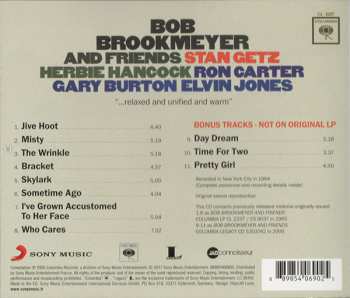 CD Stan Getz: Bob Brookmeyer And Friends