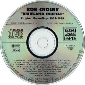 CD Bob Crosby: Dixieland Shuffle