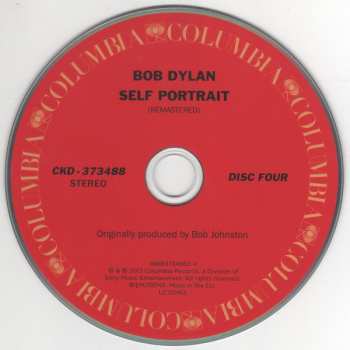 4CD/Dobozkészlet Bob Dylan: Another Self Portrait (1969-1971)
