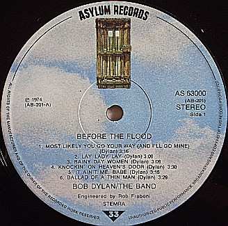 2LP The Band: Before The Flood