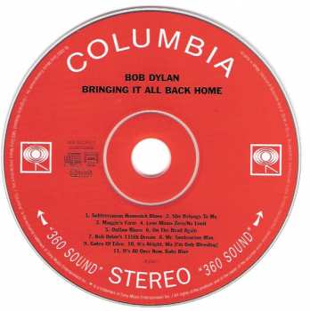 CD Bob Dylan: Bringing It All Back Home