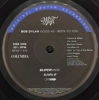 LP Bob Dylan: Good As I Been To You LTD | NUM