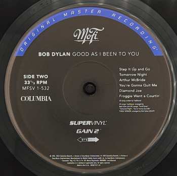LP Bob Dylan: Good As I Been To You LTD | NUM