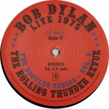 3LP/Dobozkészlet Bob Dylan: Live 1975 (The Rolling Thunder Revue)