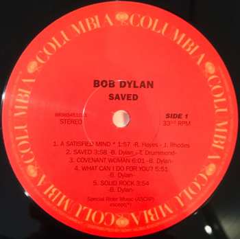 LP Bob Dylan: Saved