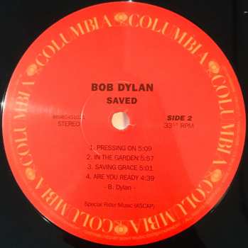 LP Bob Dylan: Saved