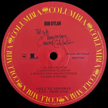 4LP/Dobozkészlet Bob Dylan: Bob Dylan - The 30th Anniversary Concert Celebration DLX