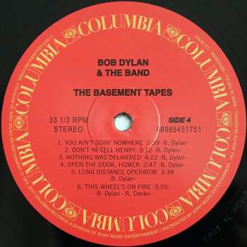 2LP The Band: The Basement Tapes