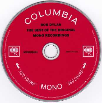 CD Bob Dylan: The Best Of The Original Mono Recordings