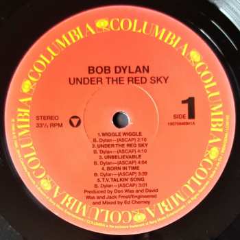 LP Bob Dylan: Under The Red Sky