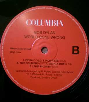 LP Bob Dylan: World Gone Wrong