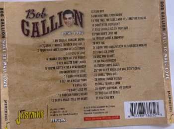 CD Bob Gallion: Wall To Wall Love 1956-1962