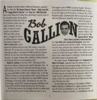 CD Bob Gallion: Wall To Wall Love 1956-1962