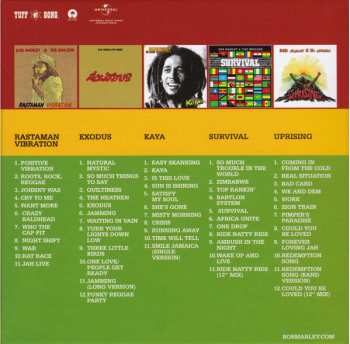 5CD/Dobozkészlet Bob Marley & The Wailers: 5 Classic Albums