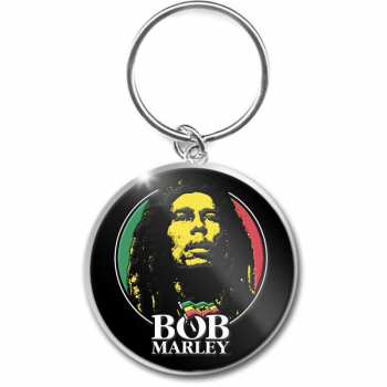 Merch Bob Marley & The Wailers: Kulcstartó Logo Bob Marley Face 