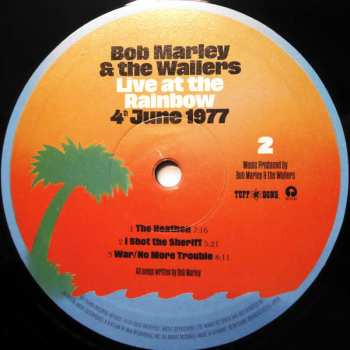 2LP Bob Marley & The Wailers: Live At The Rainbow, 4th June 1977