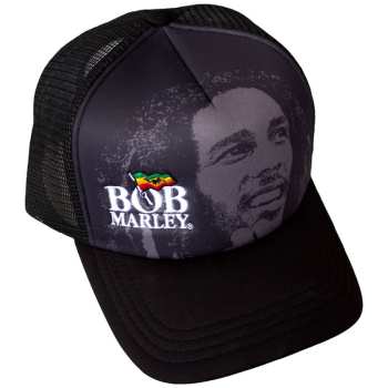Merch Bob Marley & The Wailers: Mesh Back Cap Logo Bob Marley & Face