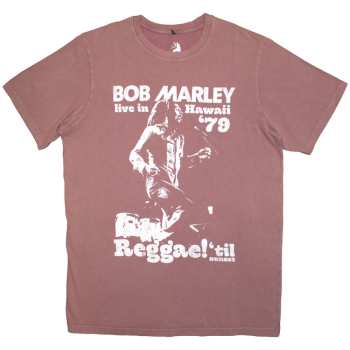 Merch Bob Marley & The Wailers: Stone Wash Póló Hawaii