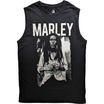 Merch Bob Marley & The Wailers: Tank Póló Marley B&w